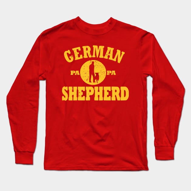 German Shepherd PAPA Long Sleeve T-Shirt by TCP